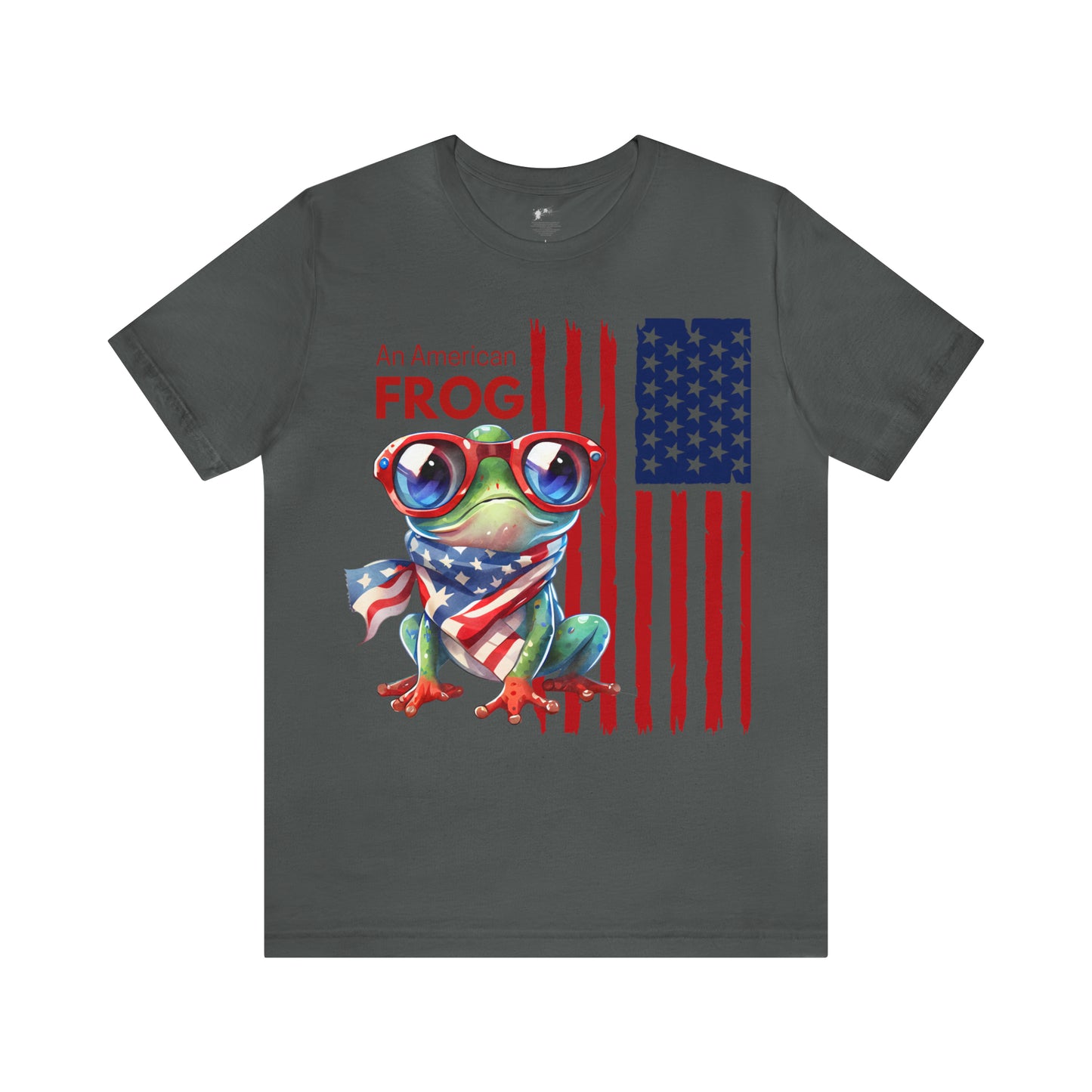 Women’s Patriotic Shirt Funny Fourth of July Shirt Frog Shirt for Independence Day Witty American Flag Shirt July 4th Gift for Her