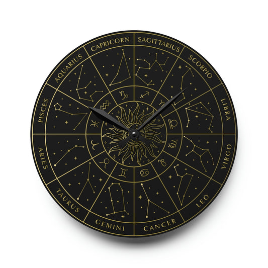 Zodiac Wall Clock