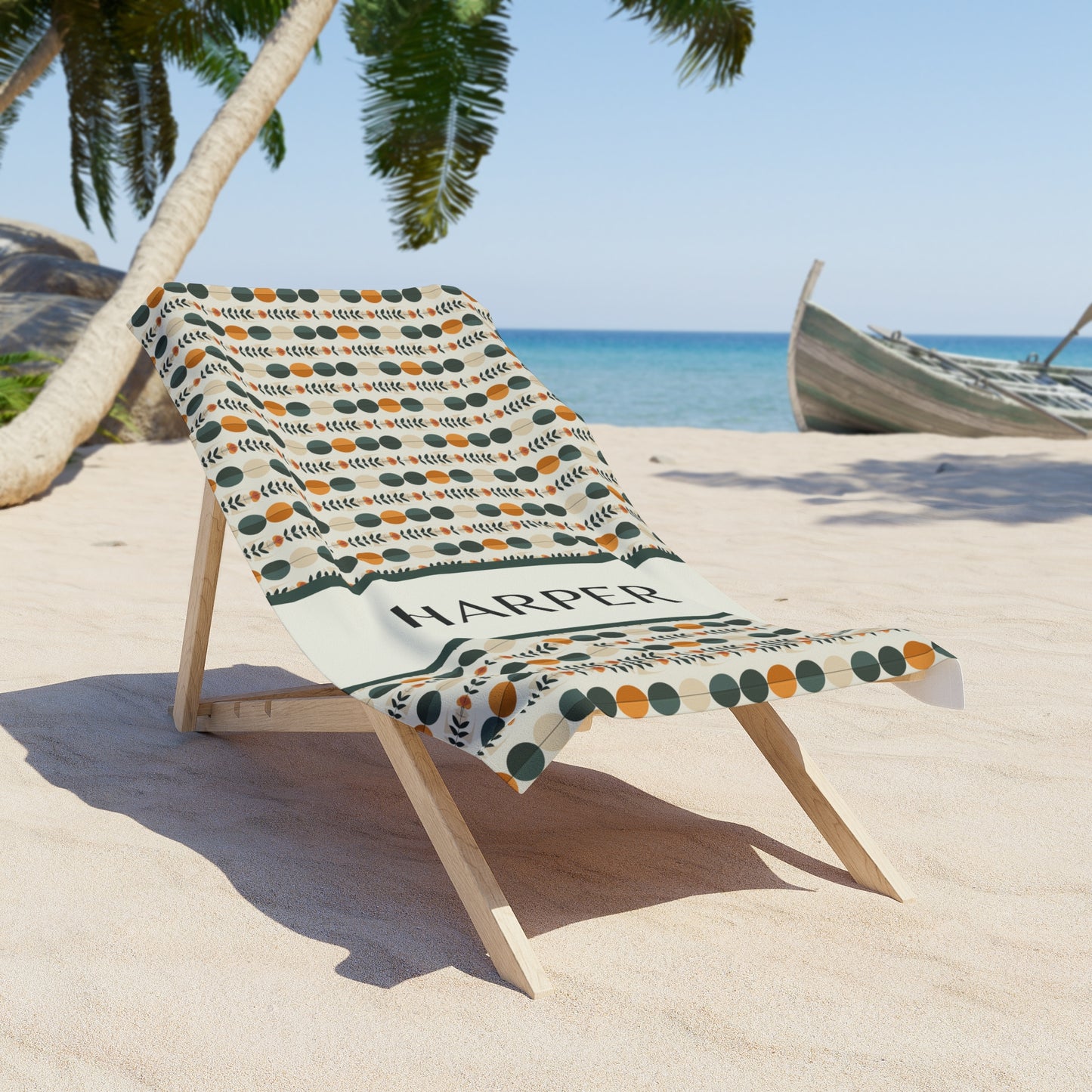 Personalized Beach Towel Custom Summer Gift