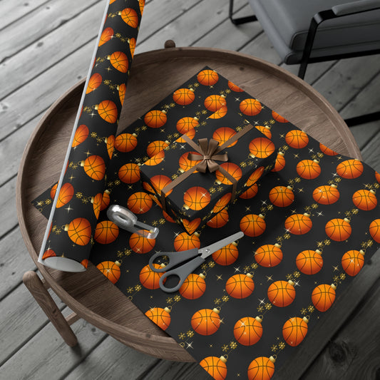 Christmas Basketball Wrapping Paper