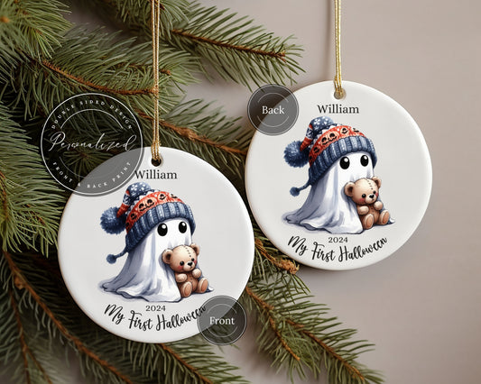Baby First Halloween Ornament Personalized Baby Keepsake