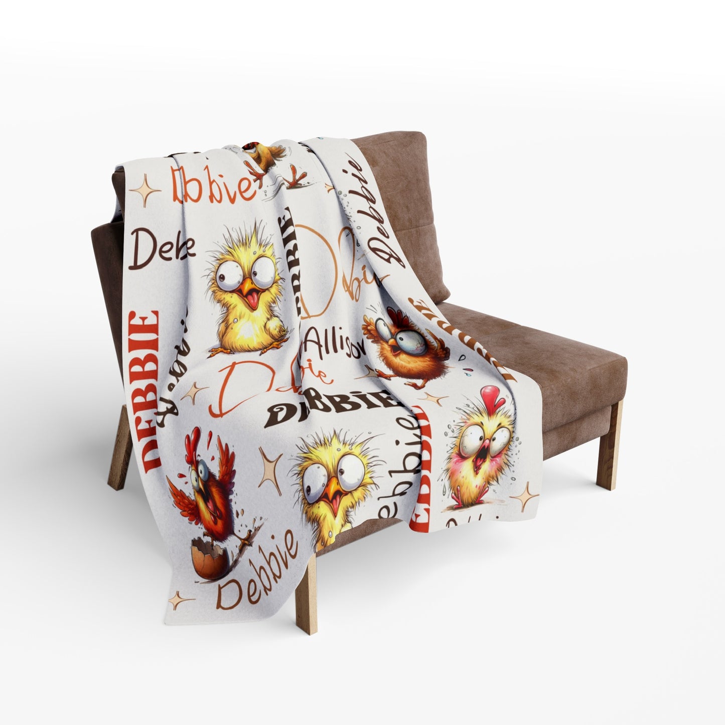 Funny Chicken Blanket Personalized Chicken Gift