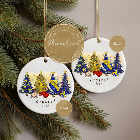 Personalized Volleyball Ornament