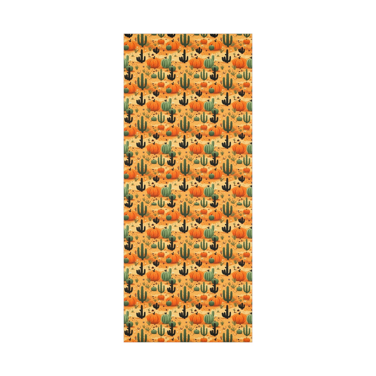 Western Wrapping Paper Roll Cactus Gift Wrap 6 Foot Roll Gift Wrapping Paper Halloween Pumpkin Wrapping Paper