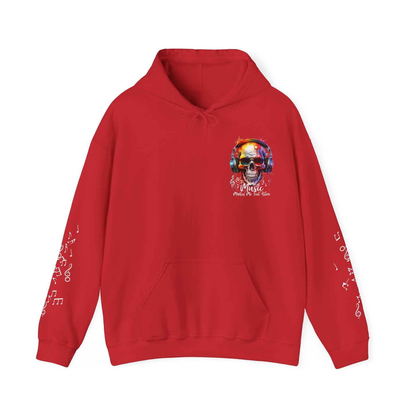 Music Hoodie Skeleton Hooded Sweatshirt