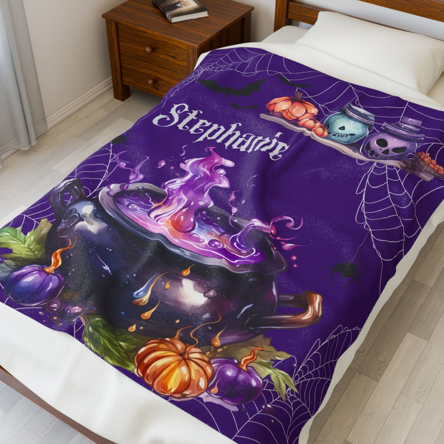 Personalized Halloween Blanket