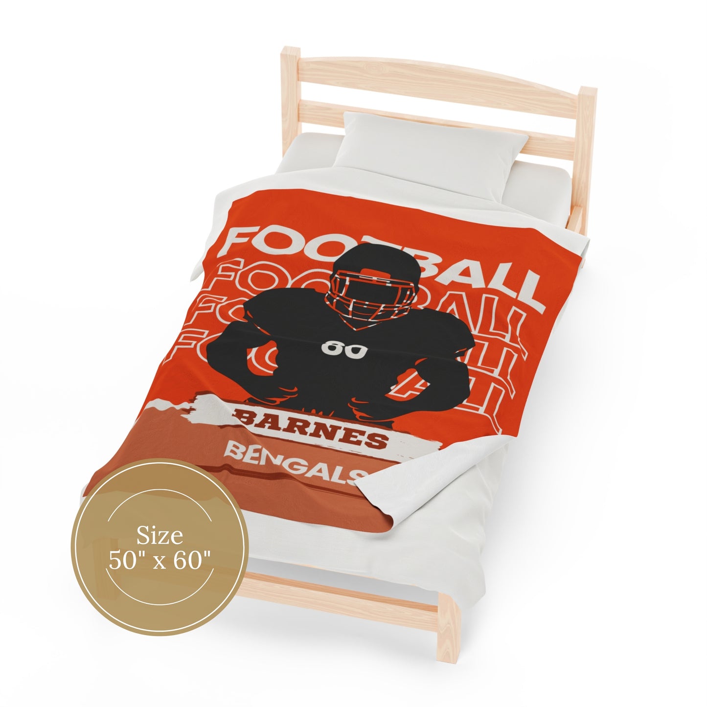 Custom Football Blanket