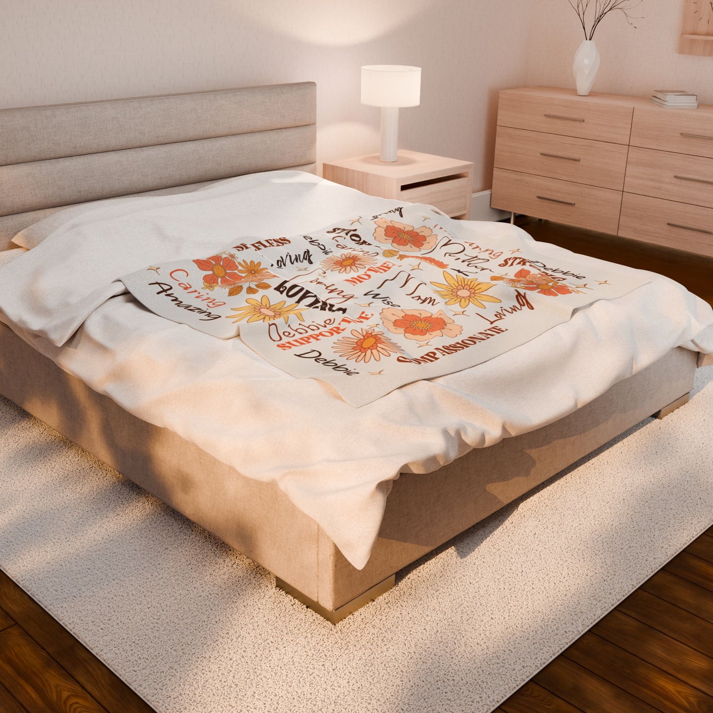 Personalized Mom Blanket Gift For Mother