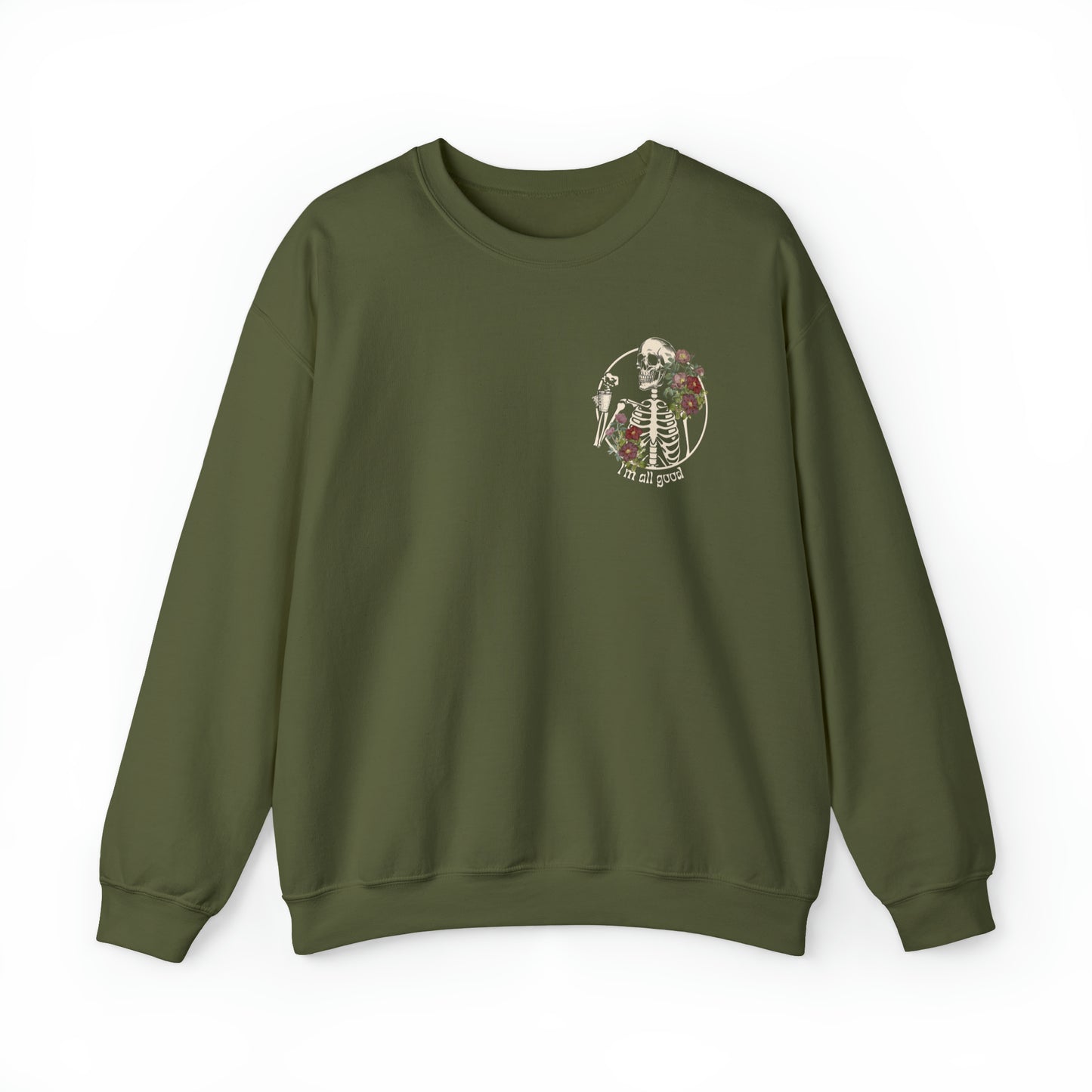 Floral Skeleton Sweatshirt