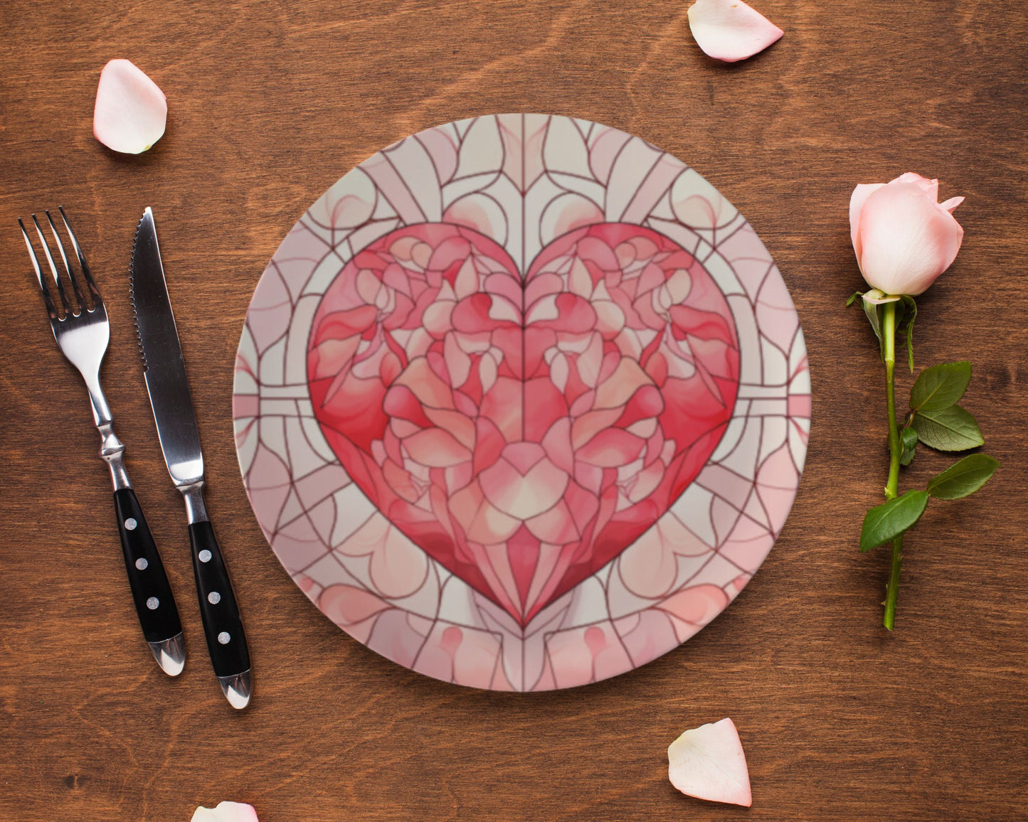 Bone China Dinner Plates Valentine Plates