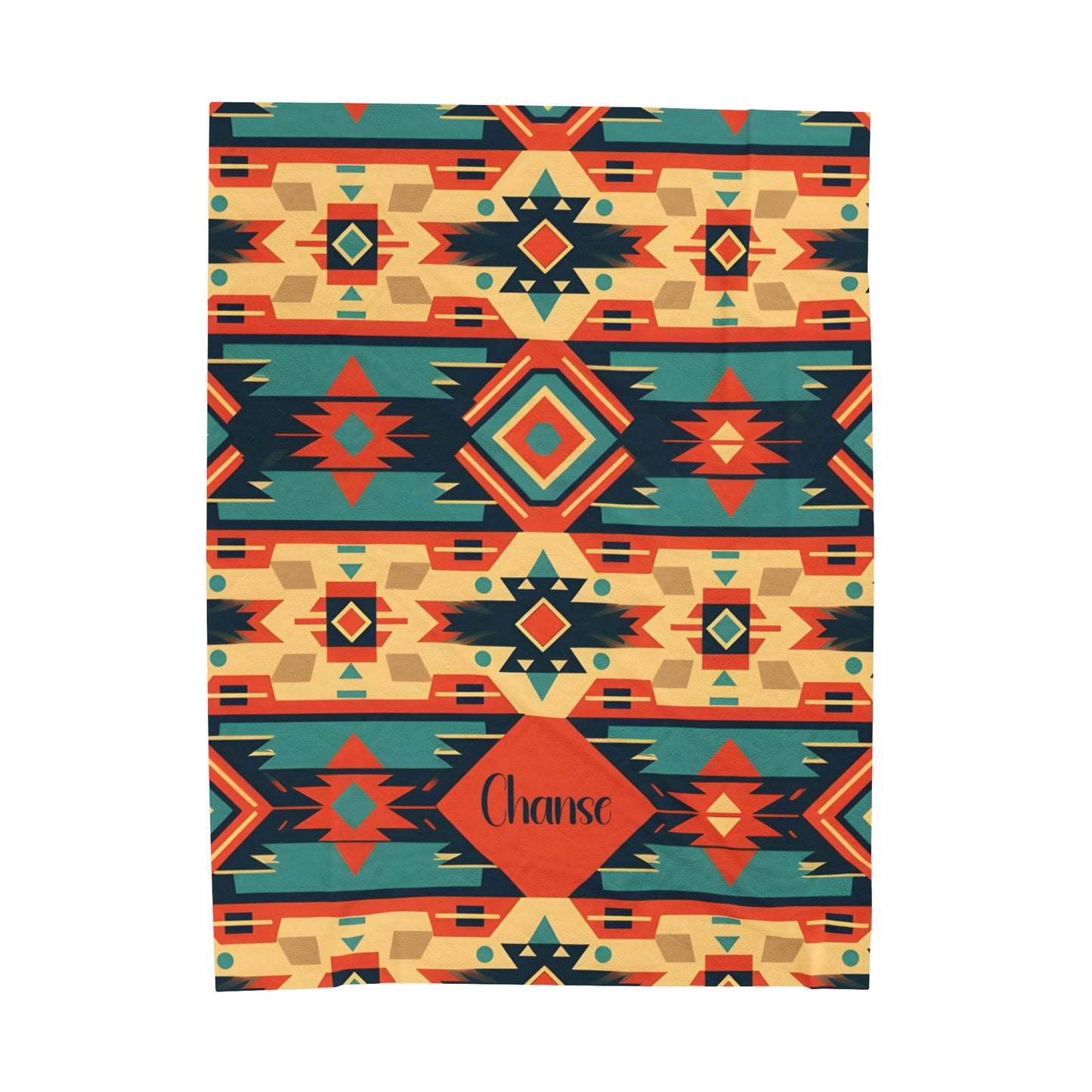 Personalized Aztec Blanket Customized Western Blanket