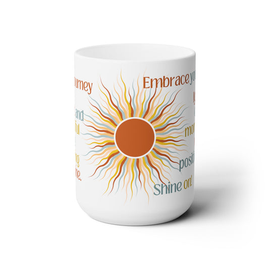 Retro Sunshine Mug Motivational Gift