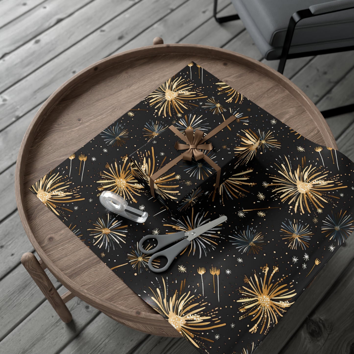 New Year Wrapping Paper