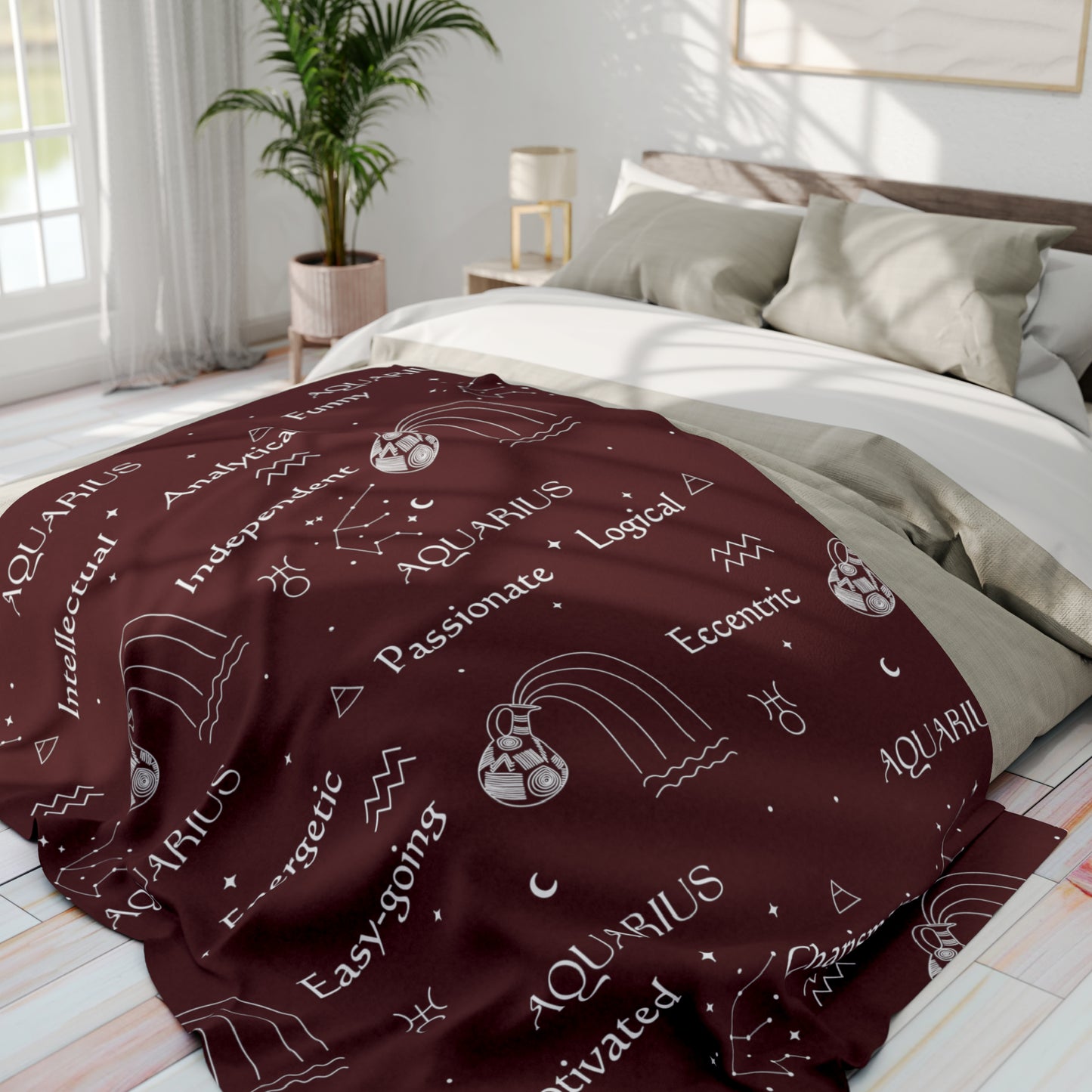 Aquarius Zodiac Blanket
