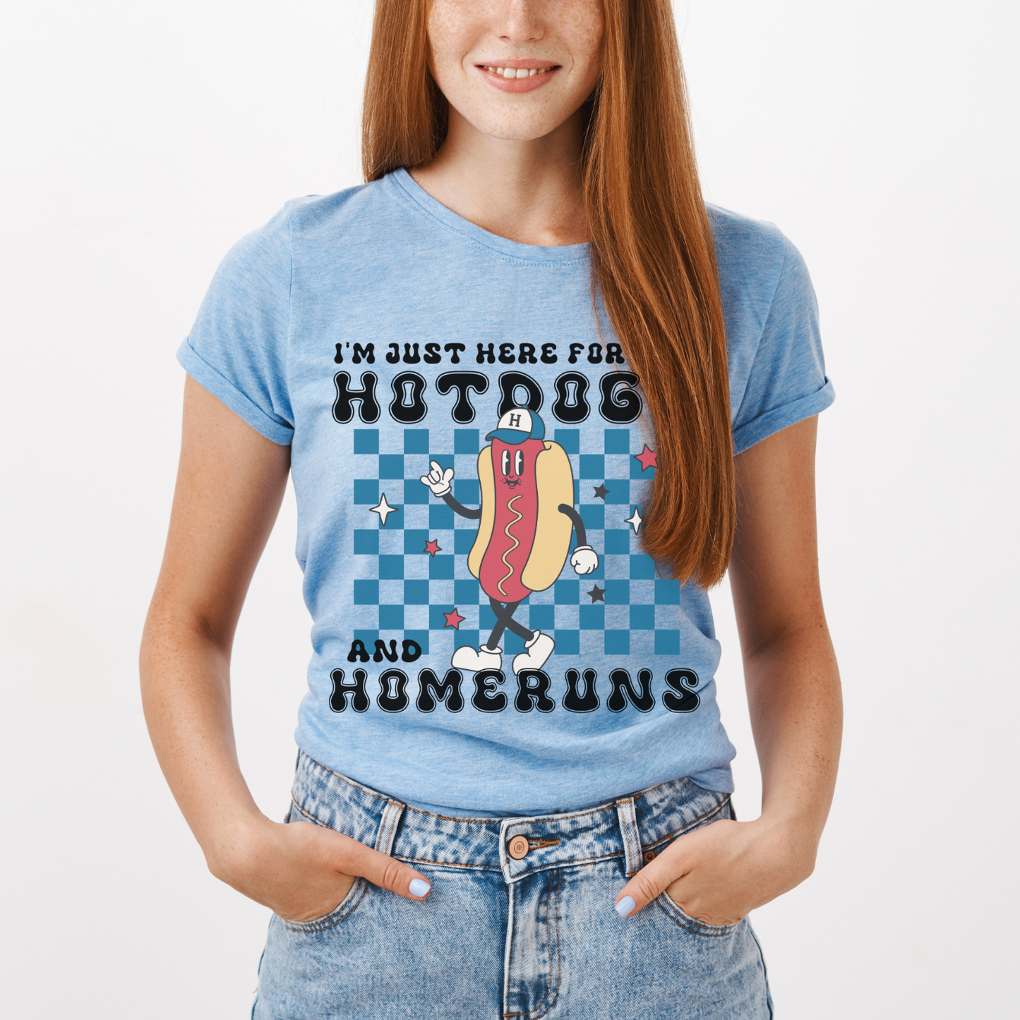 Hotdogs and Homeruns Baseball Shirt