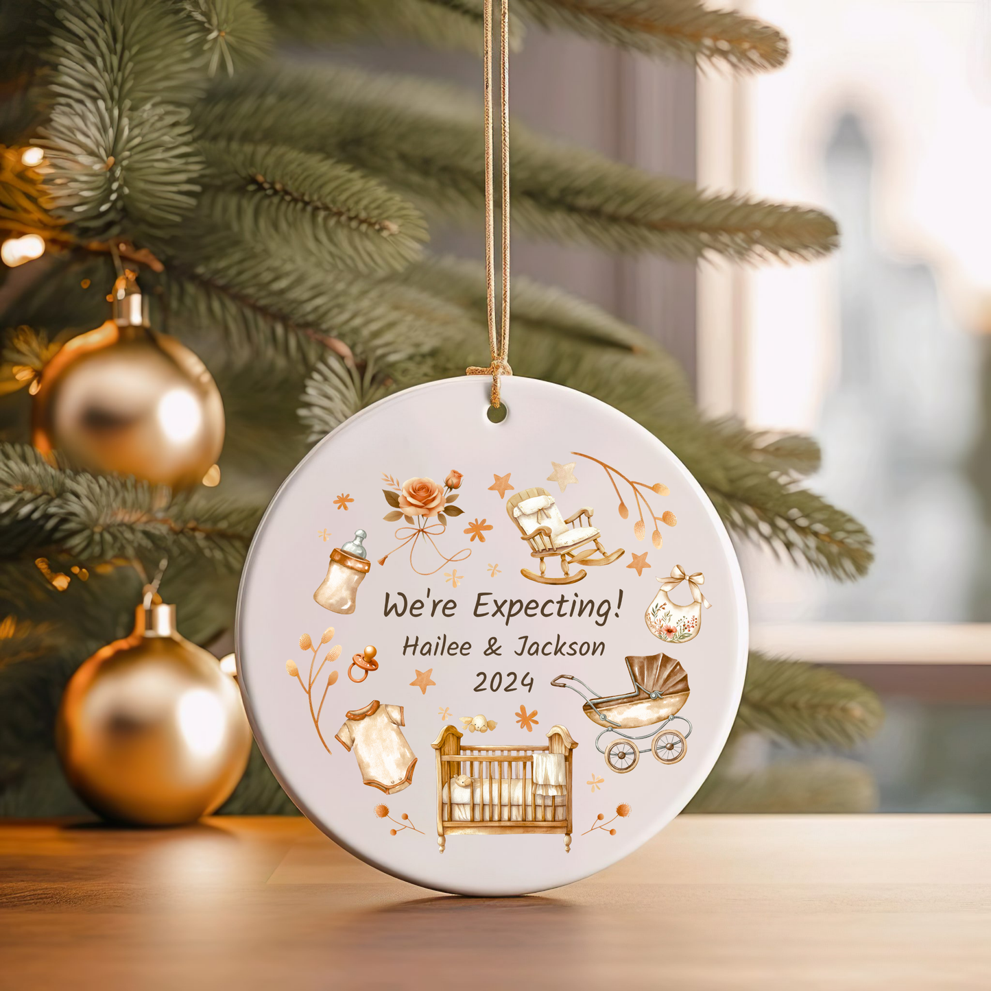 Expecting Parents Ornament Newly Pregnant Gift
