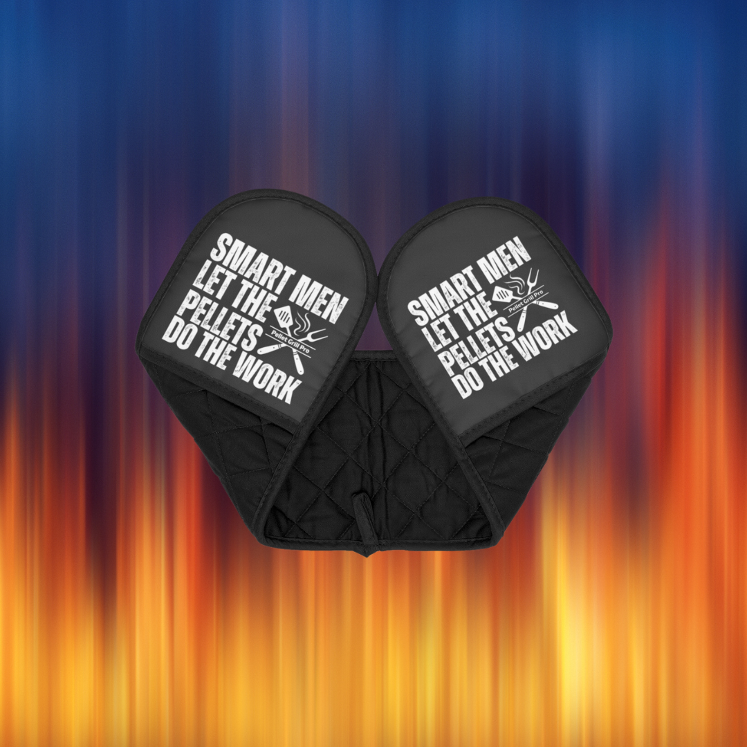 Pellet Grill Oven Mitts For Men Funny Oven Mitts BBQ Grill Accessories Grill Gifts For Men Long Oven Mitts For Outdoor Cooking Accessories