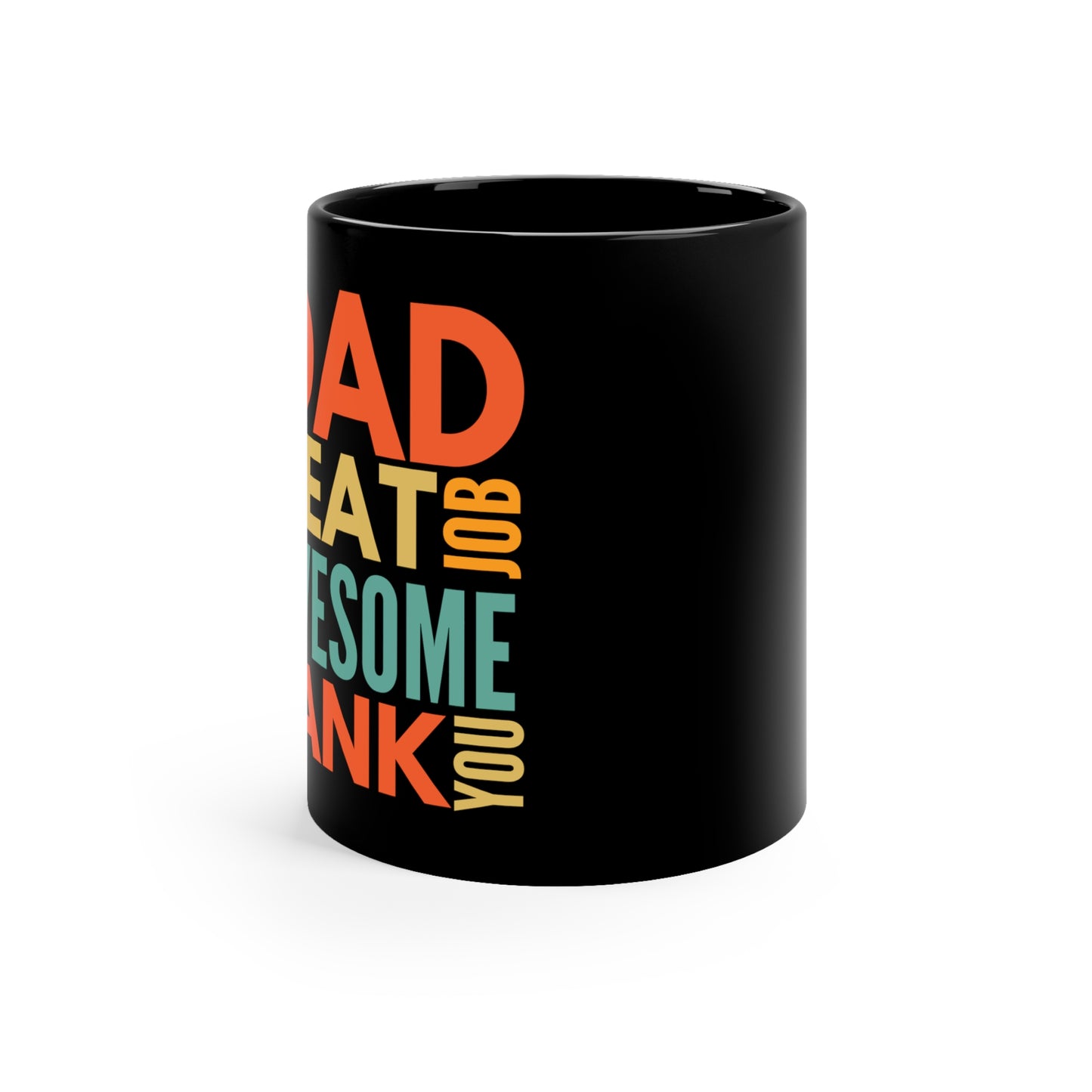 Funny Dad Mug Gift From Kids Black Ceramic Coffee Mug Stepdad Gift Sarcastic Gift From Son Fathers Day Gift From Daughter Birthday Gift for Him