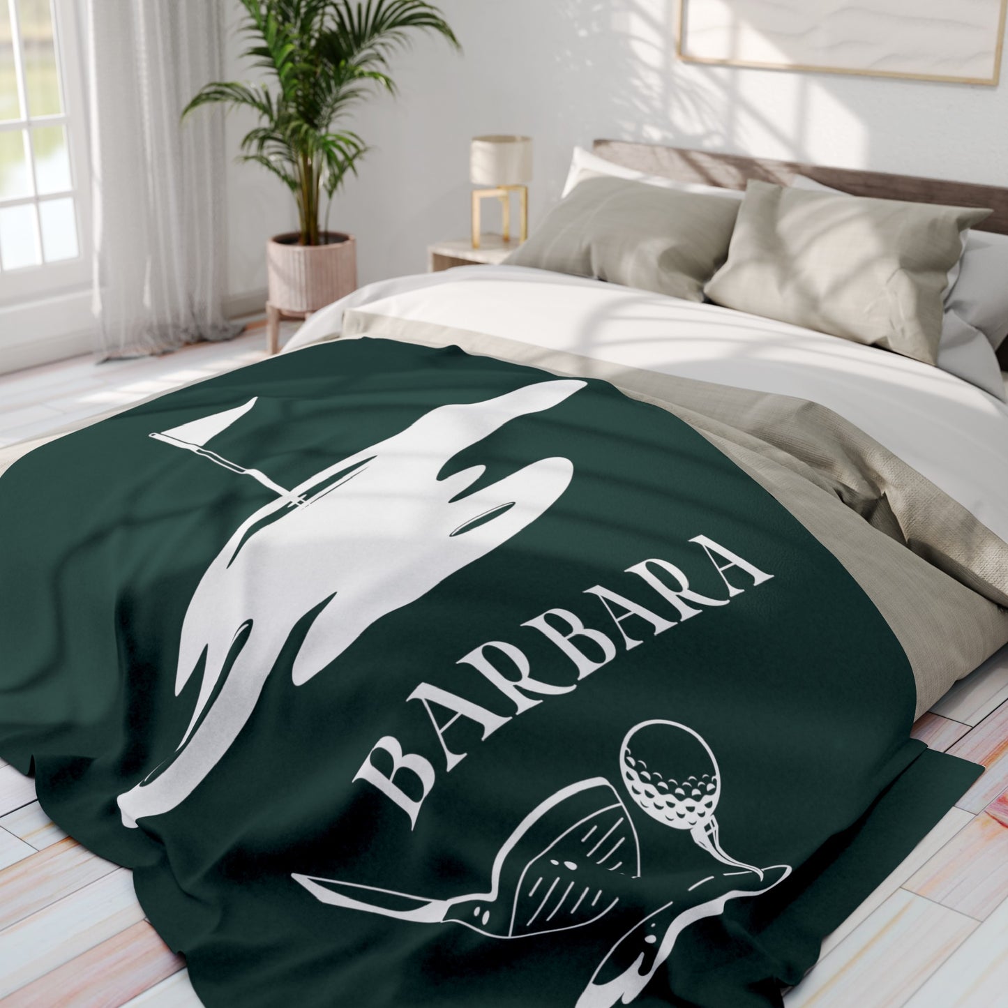 Personalized Golf Blanket Gift for Golfer