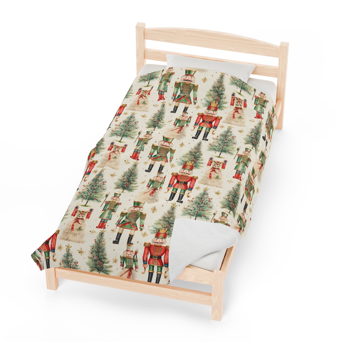 Nutcracker Blanket Holiday Throw Blanket