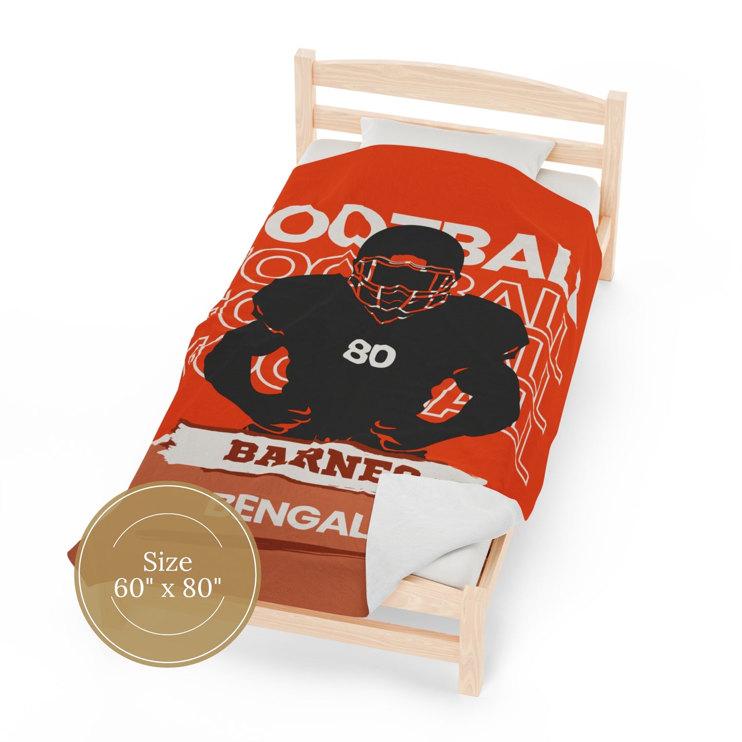 Custom Football Blanket