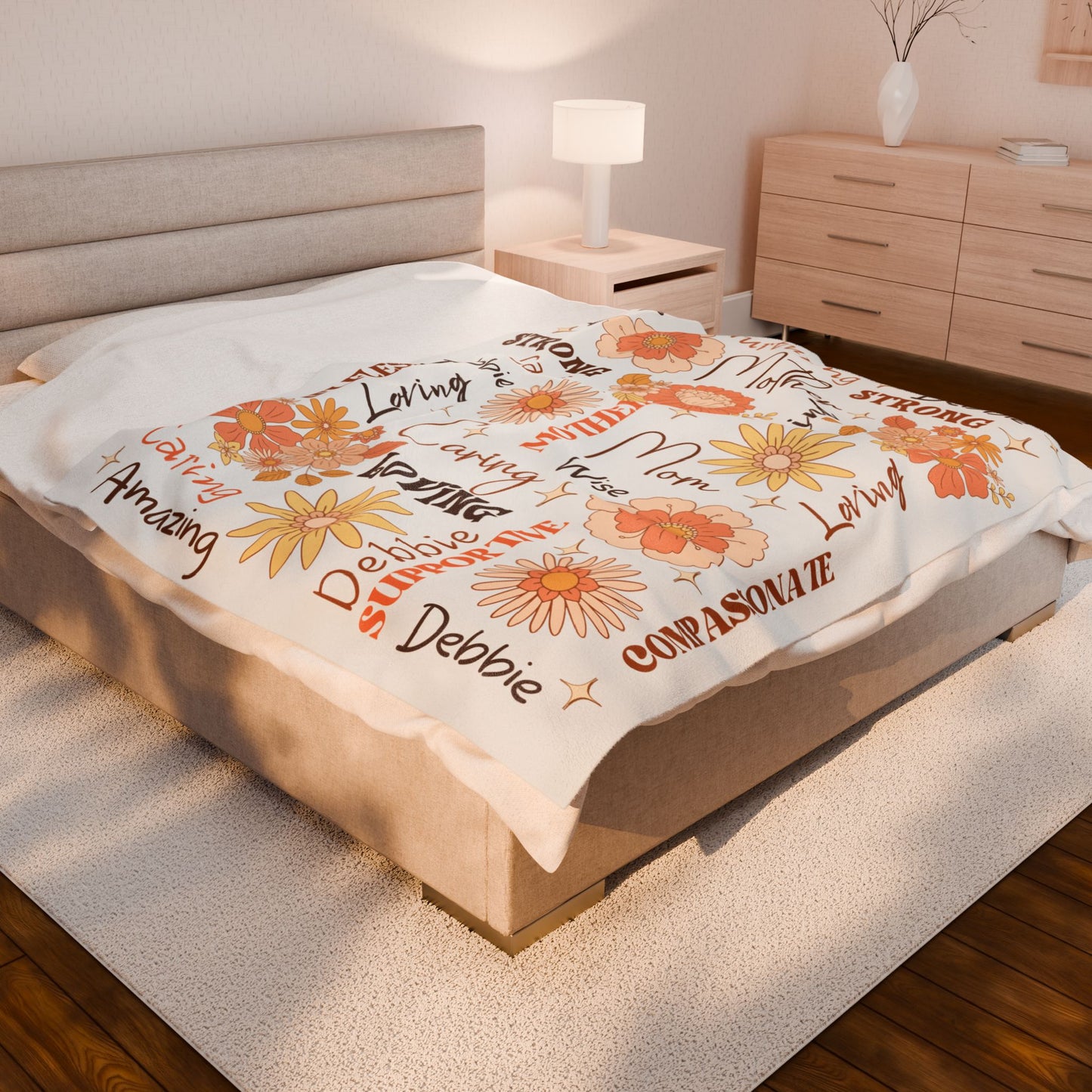Personalized Mom Blanket Gift For Mother