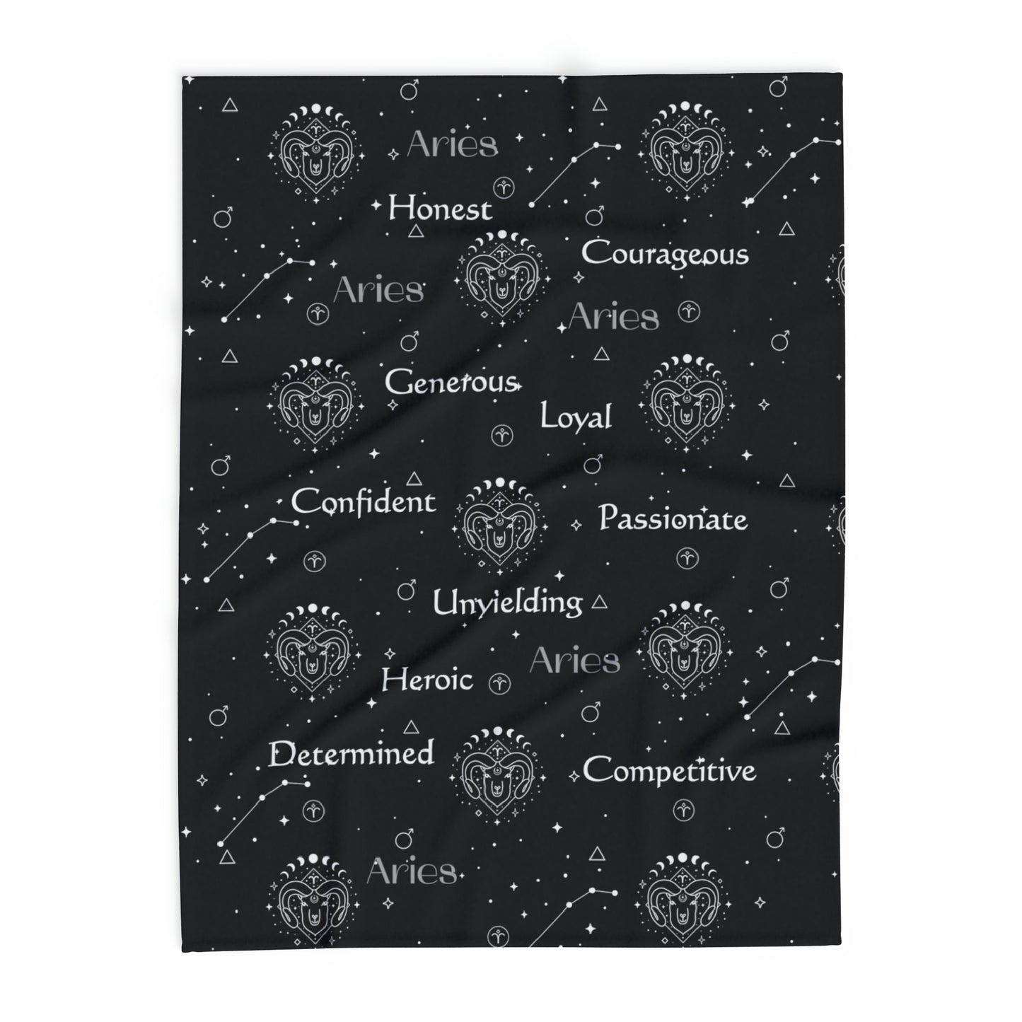 Aries Zodiac Blanket