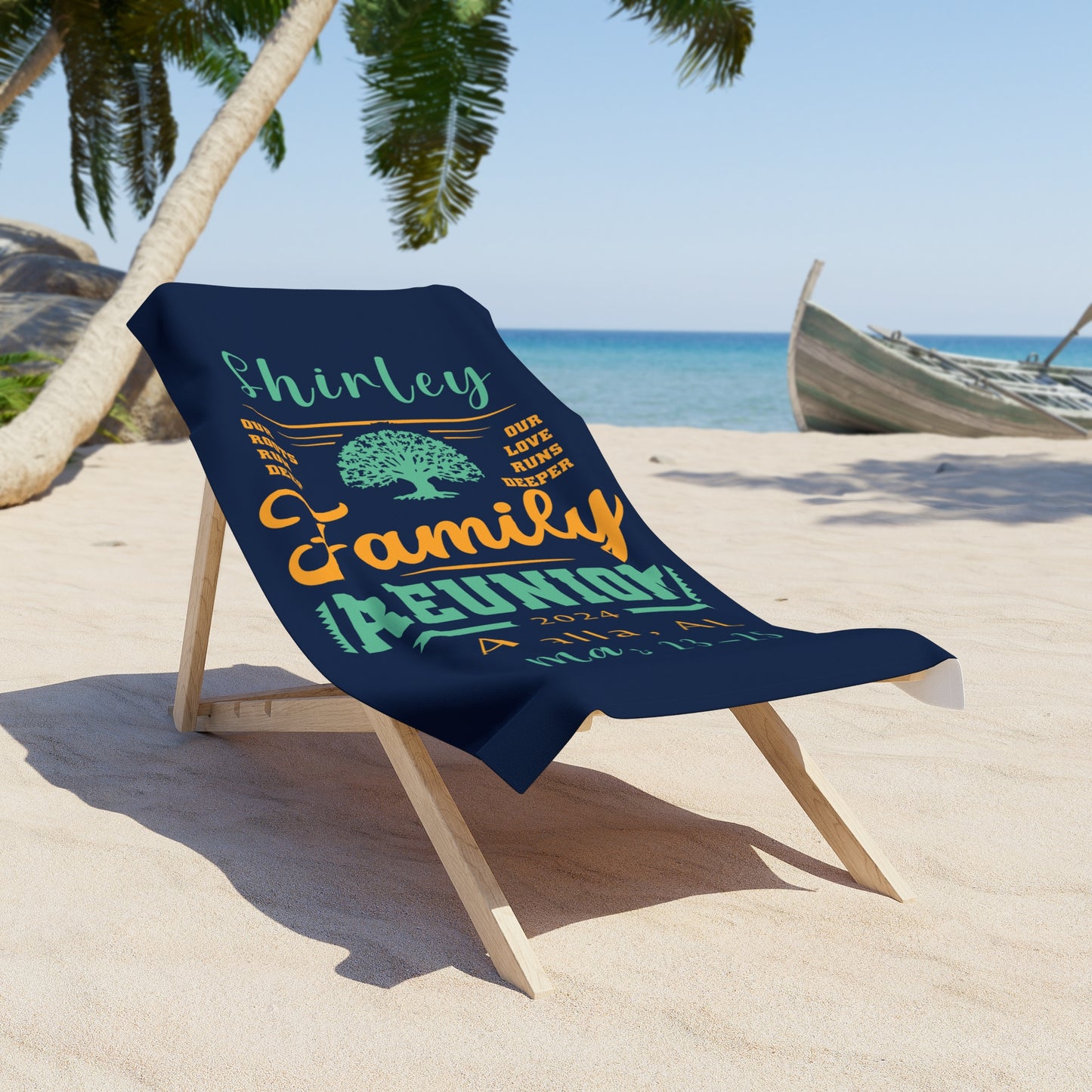 Personalized Beach Towel Family Reunion Gifts