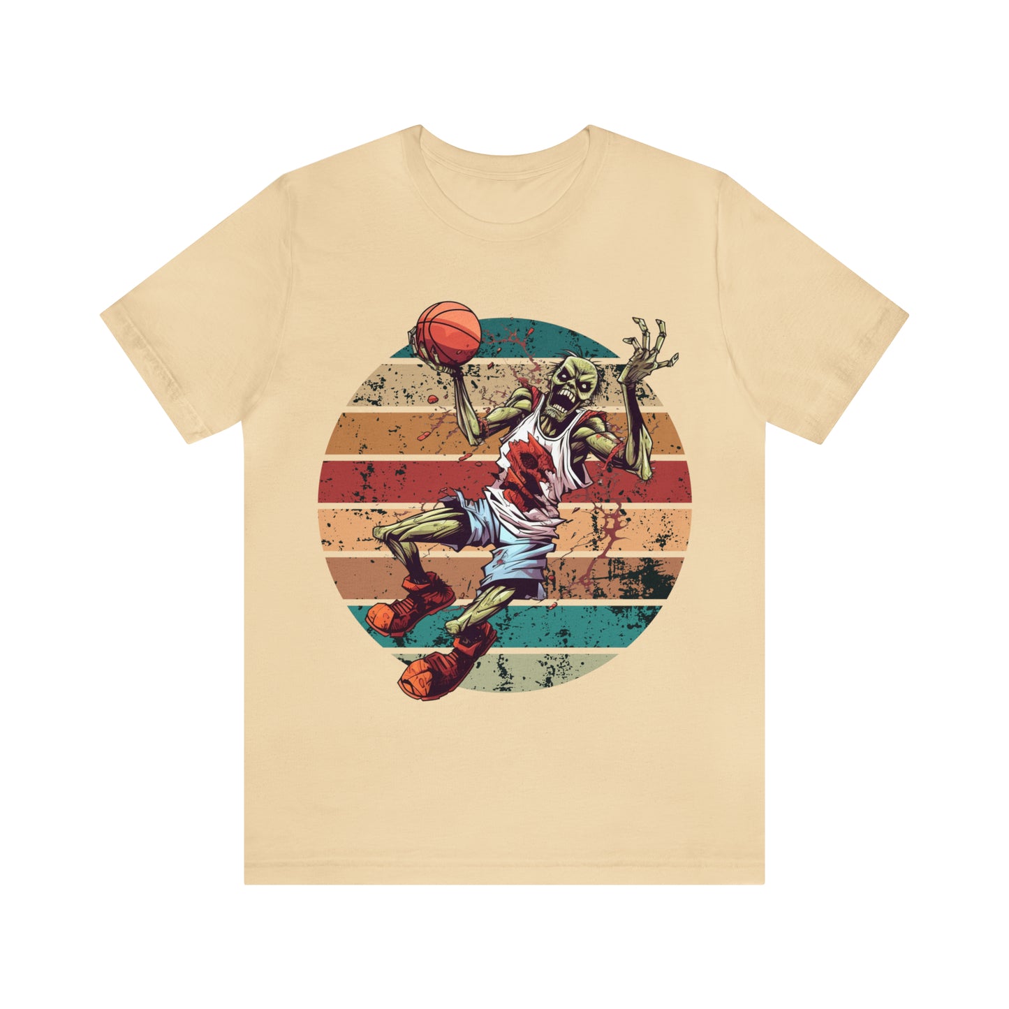 Zombie Basketball Halloween Shirt For Men