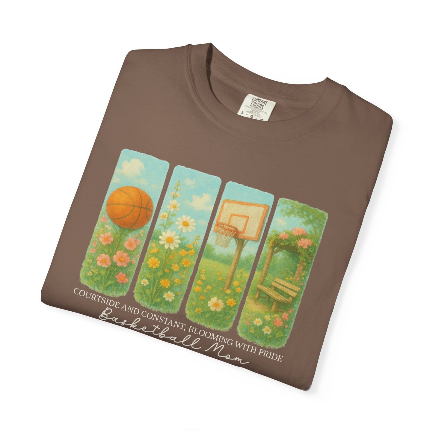 Floral Basketball Mom Shirt
