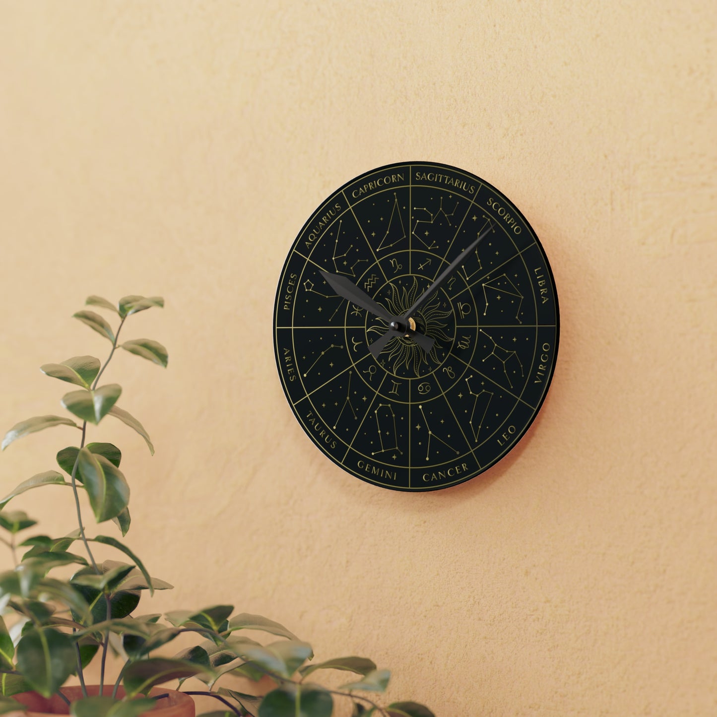 Zodiac Wall Clock