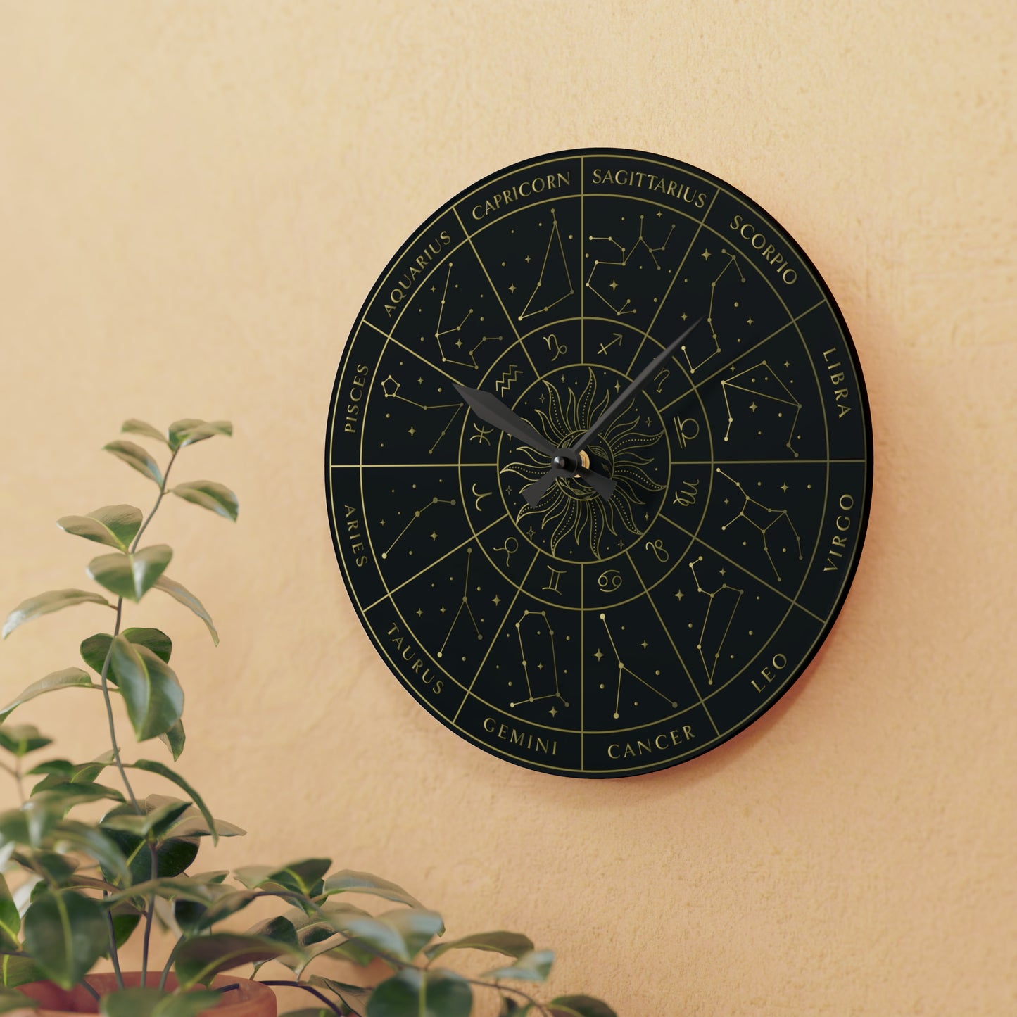 Zodiac Wall Clock