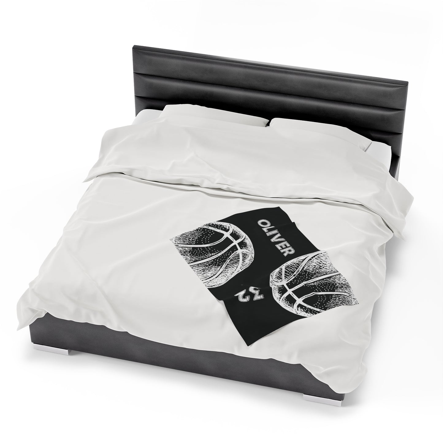 Custom Basketball Blanket Personalized Basketball Gift