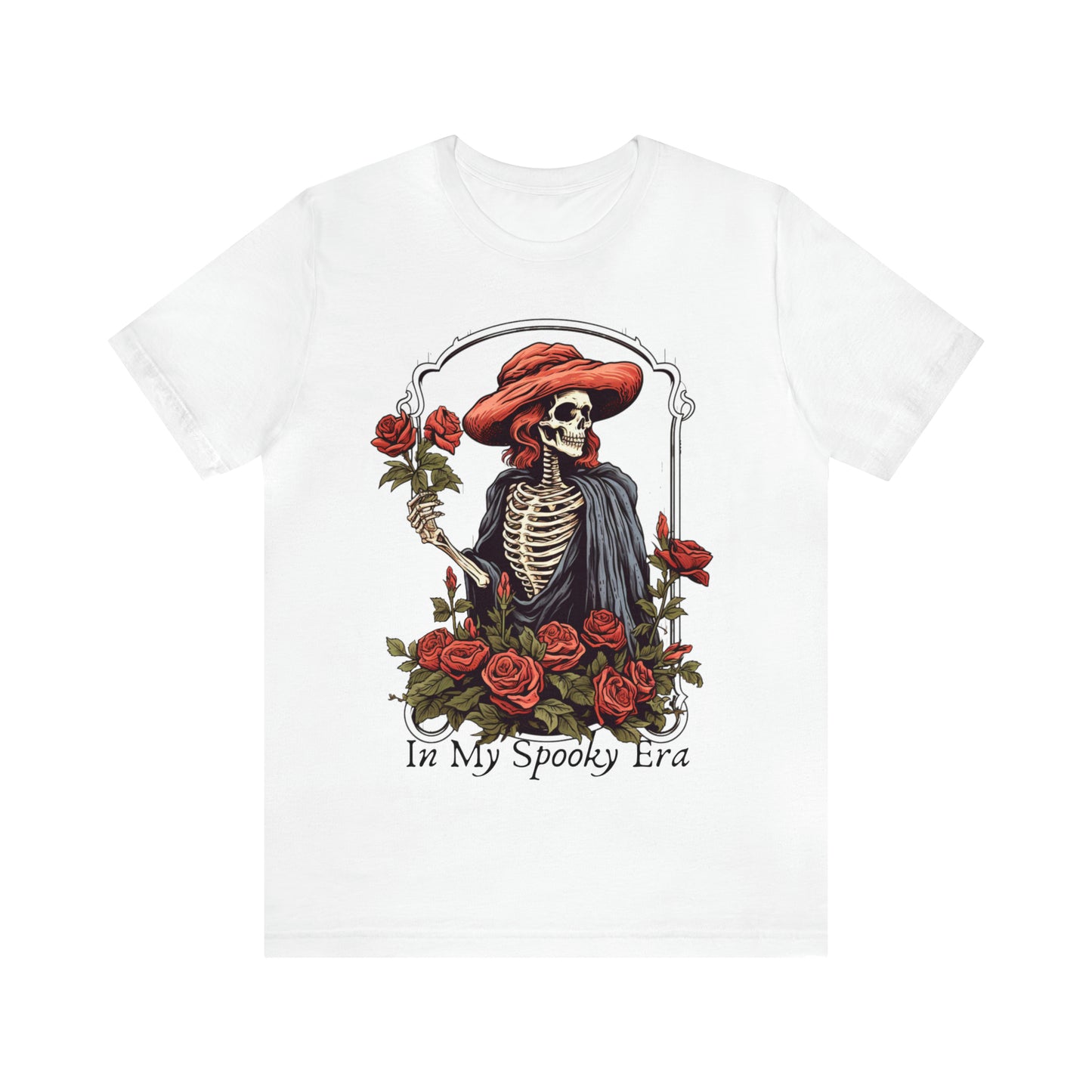 Spooky Era Skeleton Shirt Floral Skeleton T Shirt