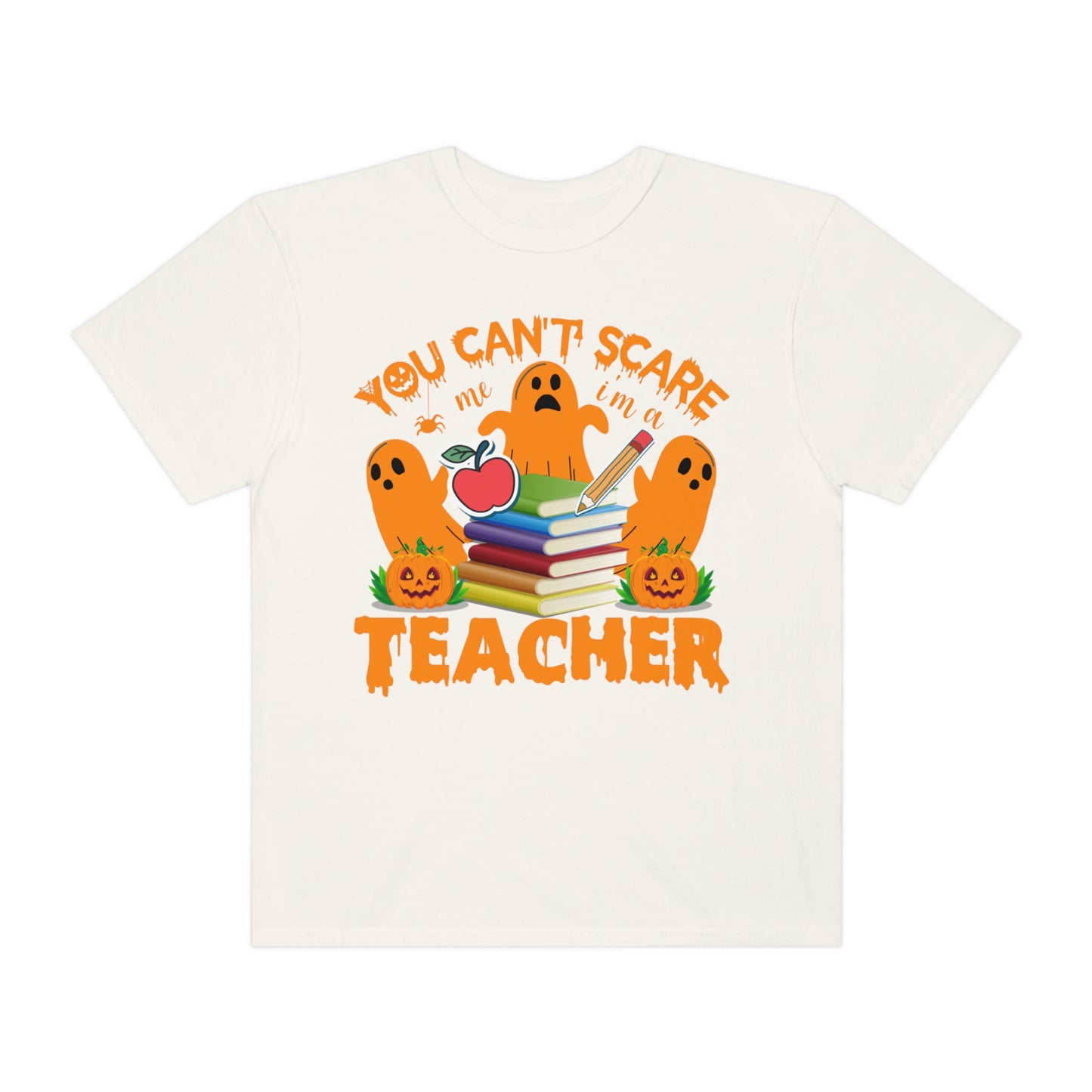 Halloween TShirt Comfort Colors Shirt For Teacher Retro Halloween T Shirt New Teacher Gift For Her Cute Halloween Tee Funny Halloween Shirt
