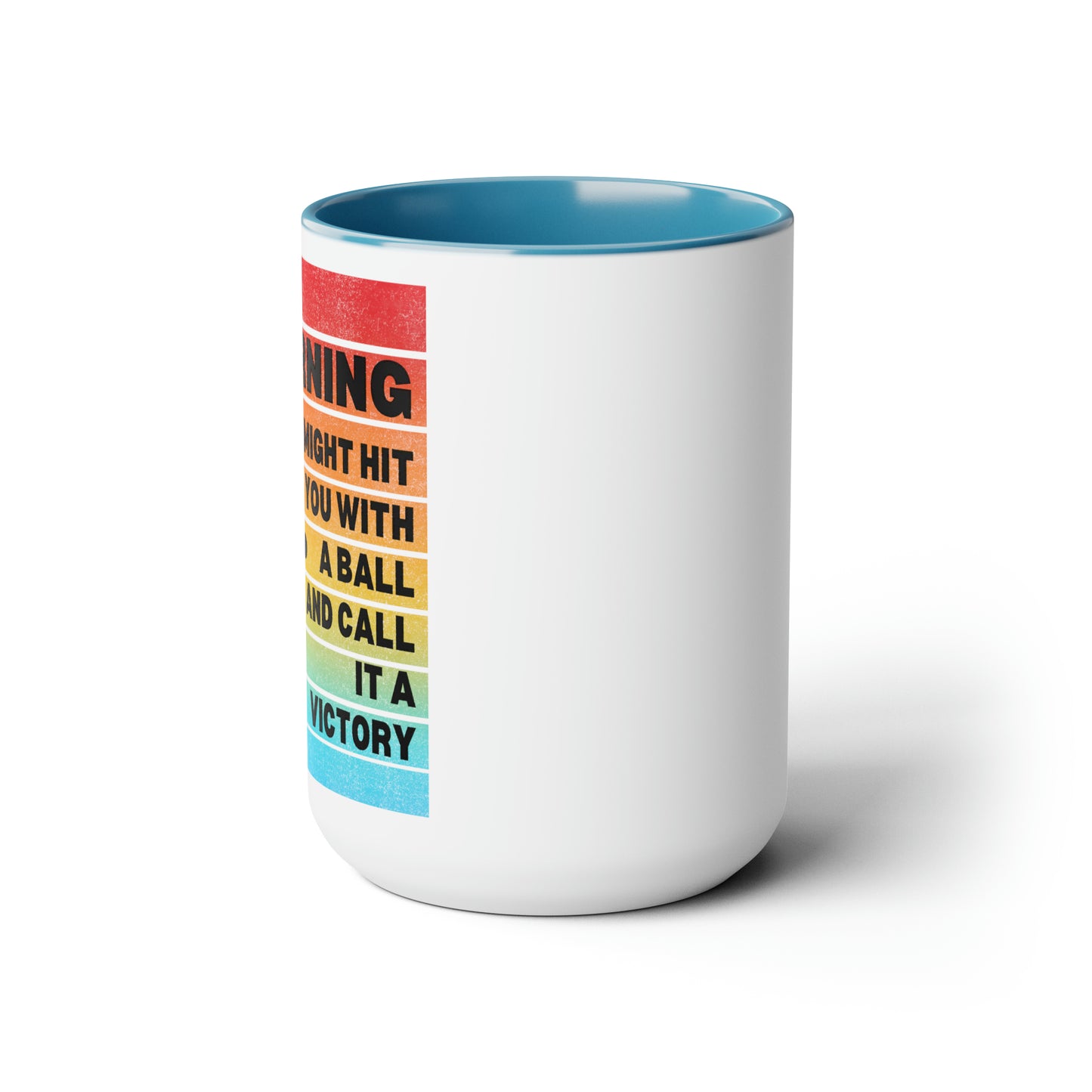Funny Racquetball Mug 15 oz Two-Tone Coffee Mug