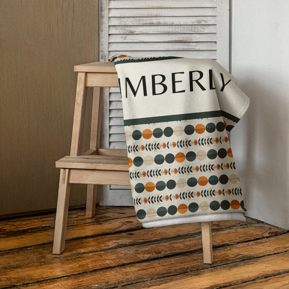 Personalized Beach Towel Custom Summer Gift