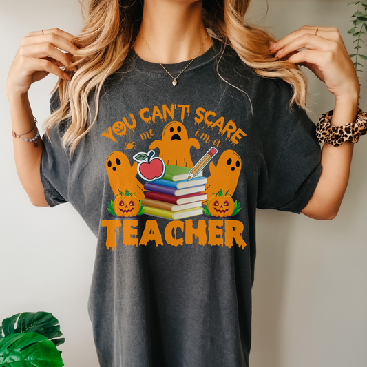 Halloween TShirt Comfort Colors Shirt For Teacher Retro Halloween T Shirt New Teacher Gift For Her Cute Halloween Tee Funny Halloween Shirt