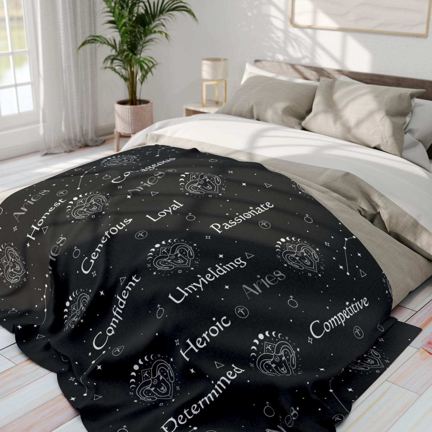 Aries Zodiac Blanket