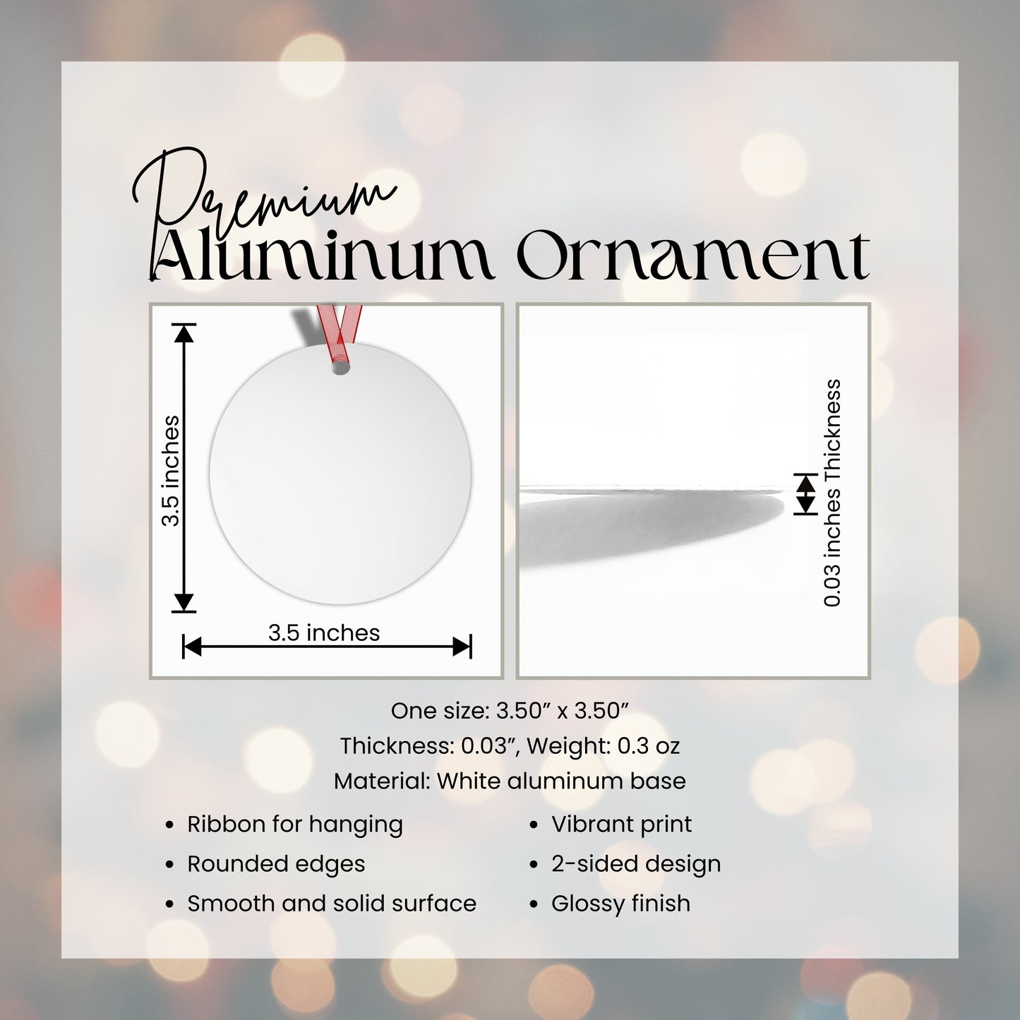 Baby First Christmas Ornament Personalized Keepsake