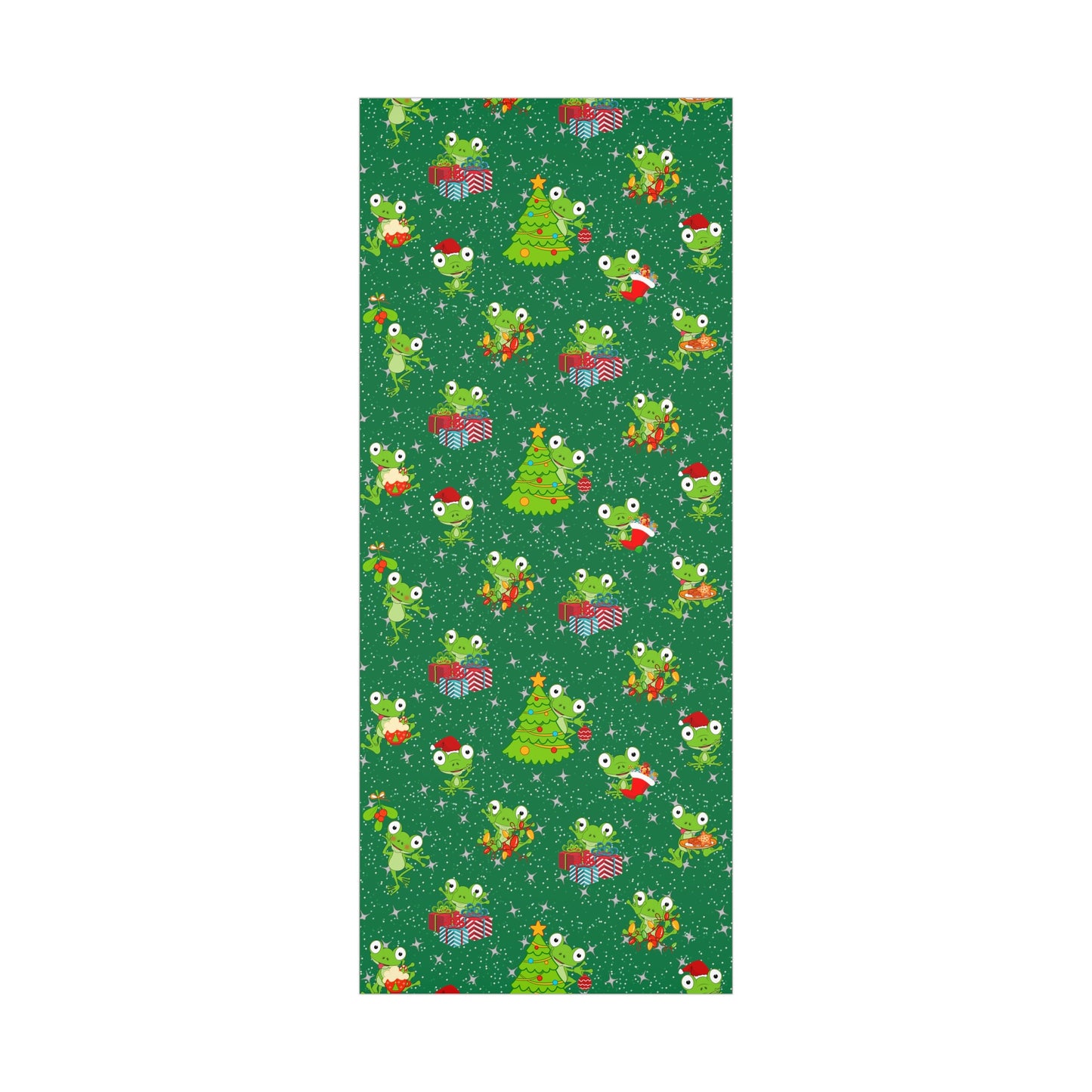 Frog Christmas Holiday Wrapping Paper