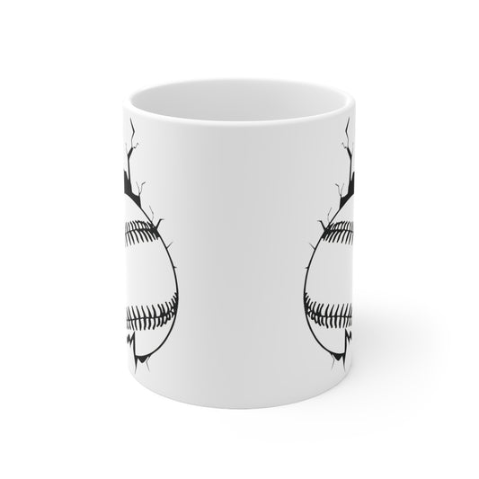 Ceramic Baseball Coffee Mug