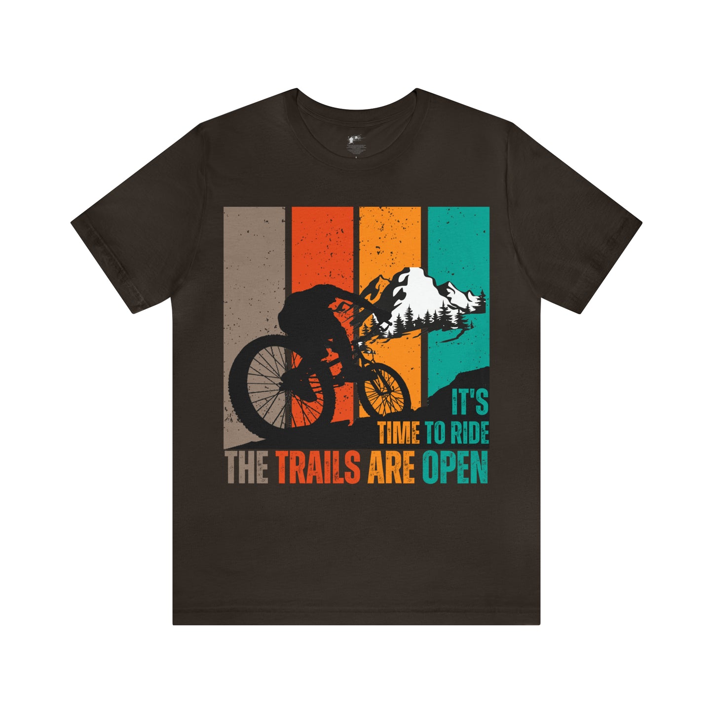 Mountain Bike Shirt Cyclist Gift For Him Witty Retro Mountain Bike Gift for Son Cycling T Shirt Trail Riding Tee Gifts For Athletic Men