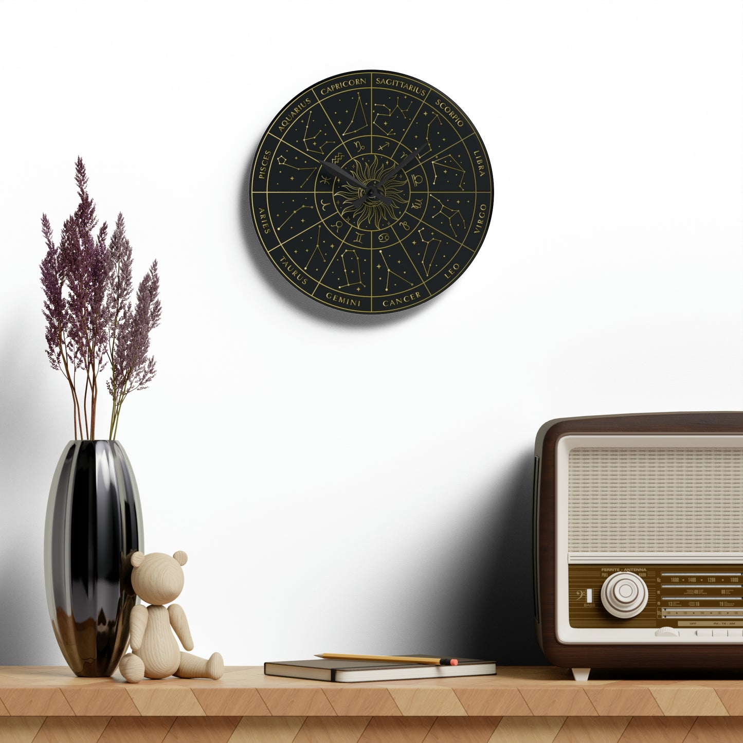 Zodiac Wall Clock