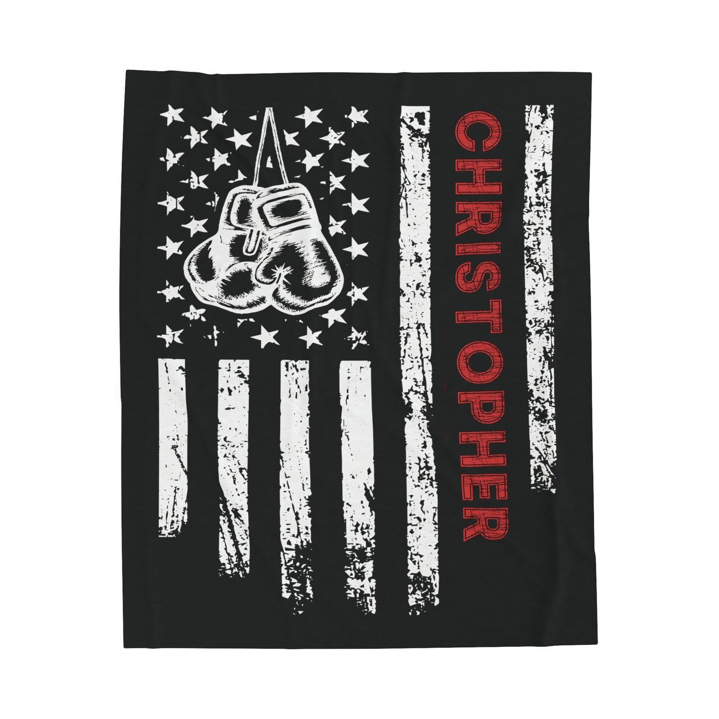 Personalized Boxing Blanket Gift For Boxer