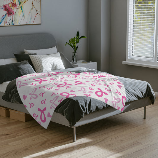 Breast Cancer Blanket, Breast Cancer Awareness Sofa Throw Blanket Breast Cancer Survivor Gift Breast Cancer Pink Ribbon Blanket