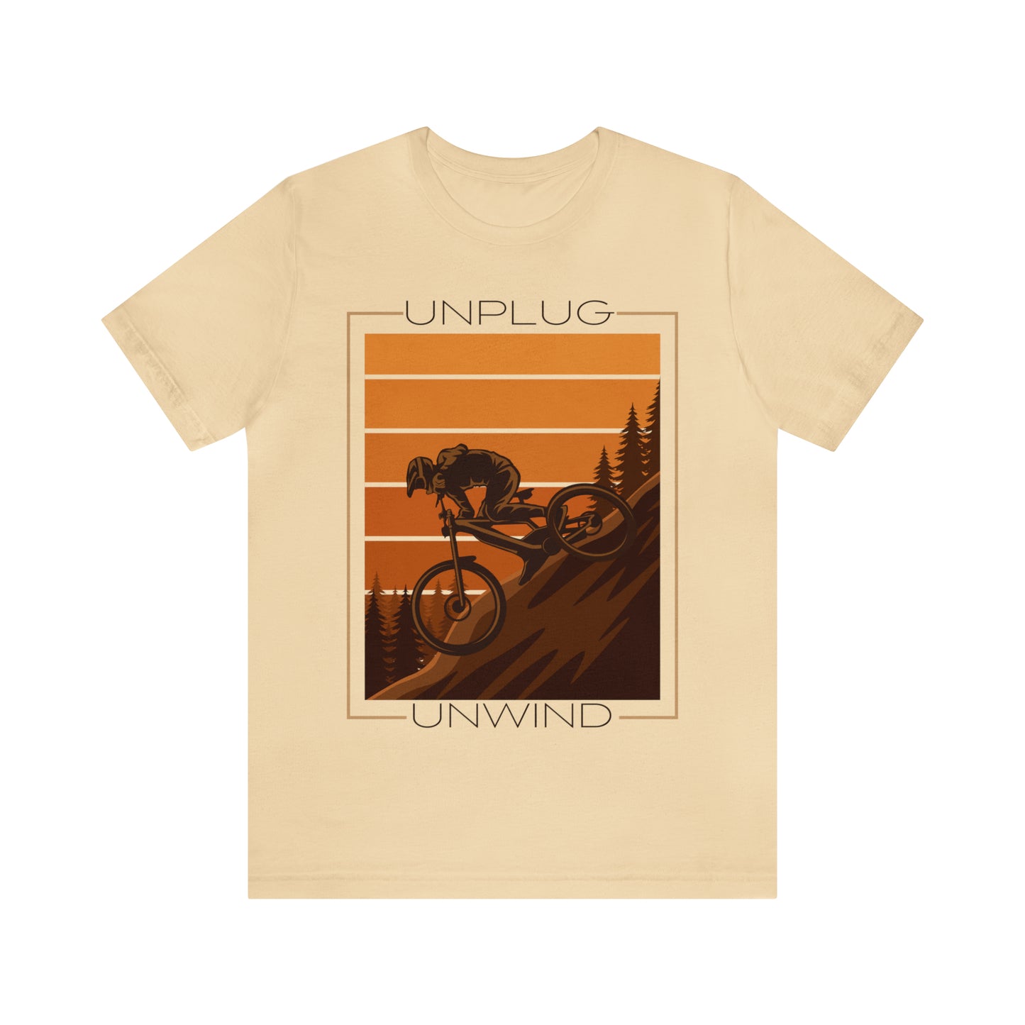 Mountain Bike Graphic Tee Shirt