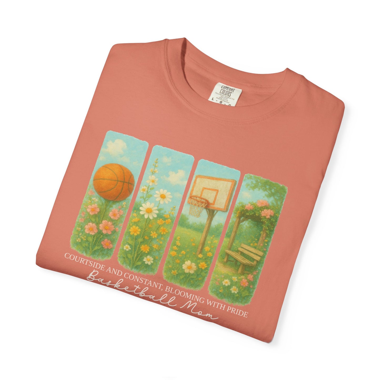 Floral Basketball Mom Shirt