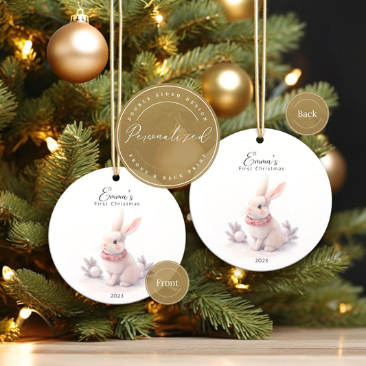 Personalized Baby First Christmas Ornament