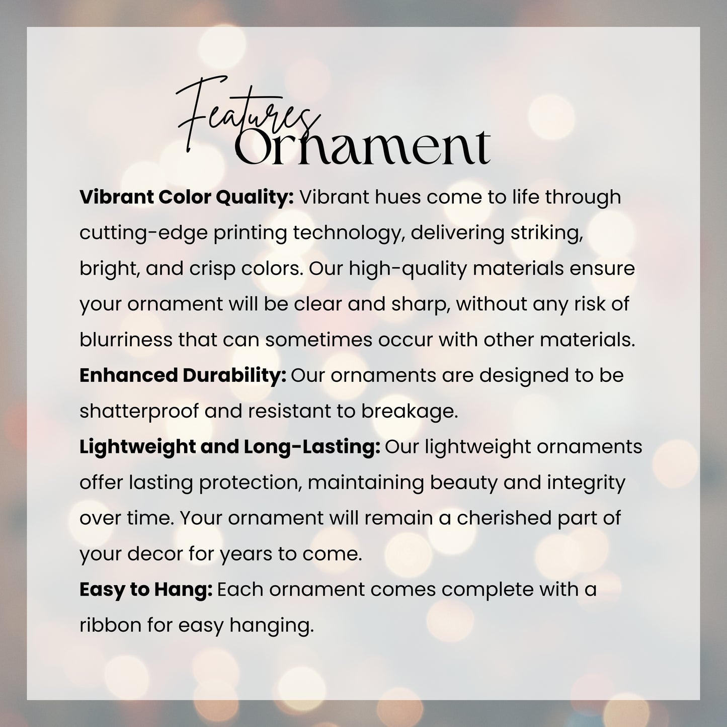 Customizable 5 Star Ornament